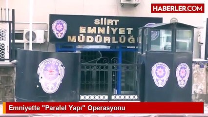Siirt'te 14 Polis Gözaltına Alındı