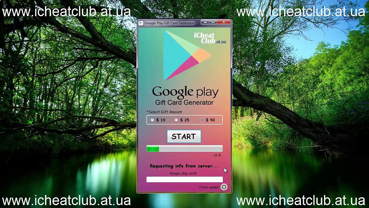 Google Play Code Gift Card Generator 2015