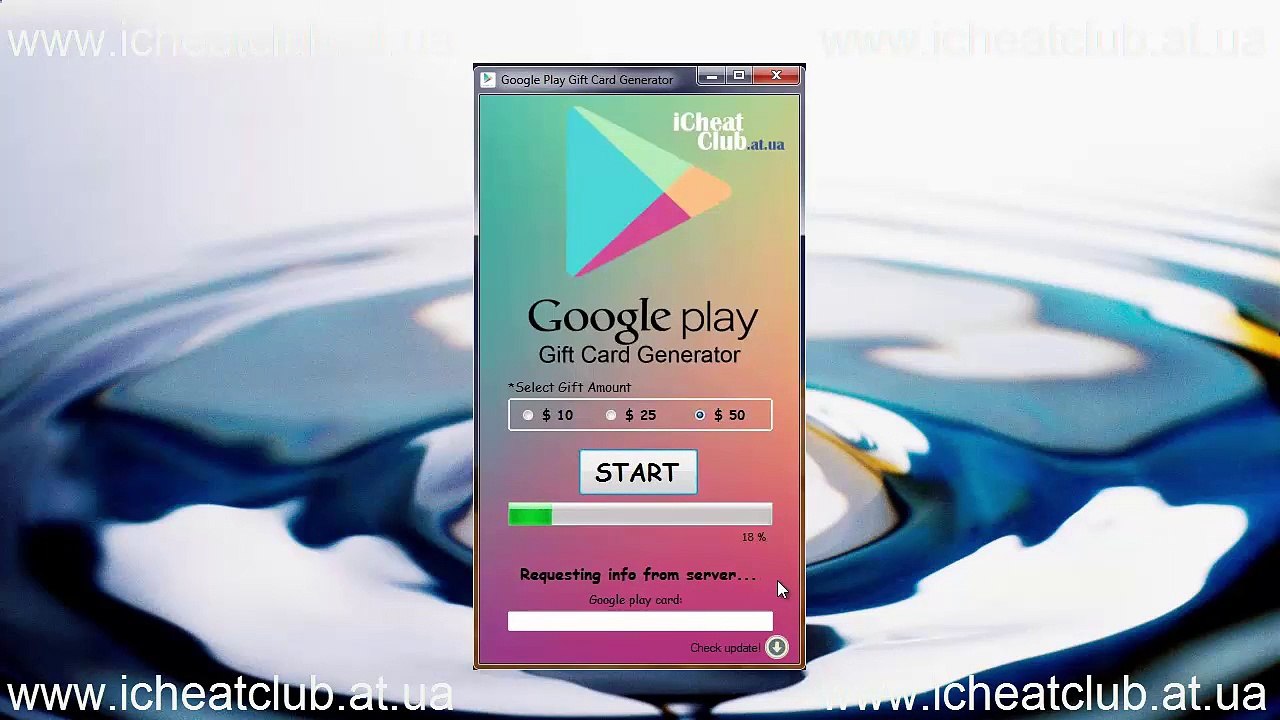 Google Play Code Gift Card Generator 2015