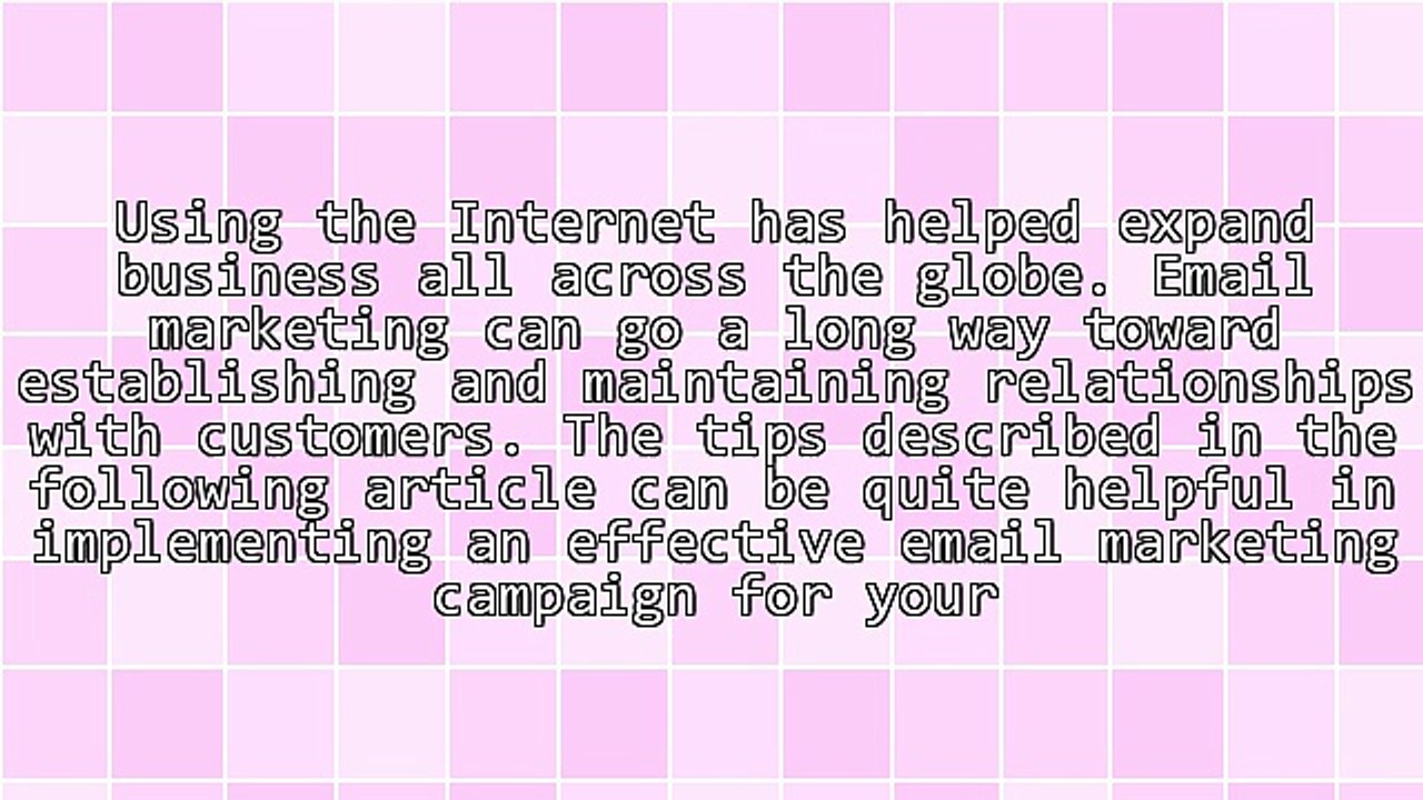 Tips For Successfully Running An Email Marketing Campaign