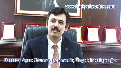 Başsavcı Ayaz: Oturmaya gelmedik, Ünye için çalışacağız