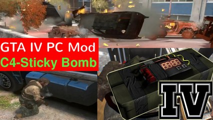 GTA IV - C4 Sticky Bomb Mod / Bombas Lapa