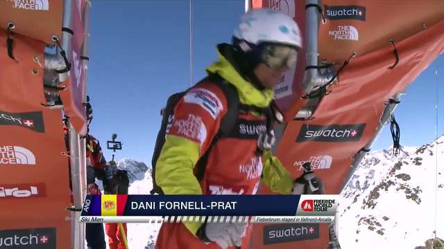 FWT15 - Run of Dani Fornell Prat (AND) Swatch Freeride World Tour 2015 Fieberbrunn By The North Face restaged in Vallnord-Arcalis AND