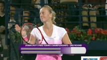 Dubai: Kvitova zittert sich in nächste Runde