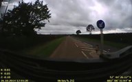 Dashcam catches game of chicken gone wrong