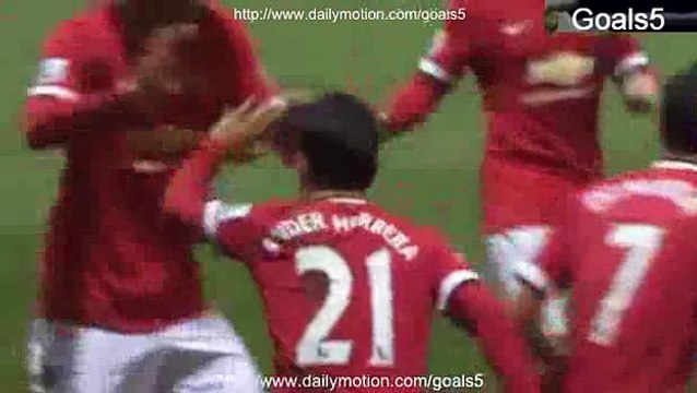 Ander Herrera Goal Preston 1 - 1 Manchester United FA Cup 16-2-2015