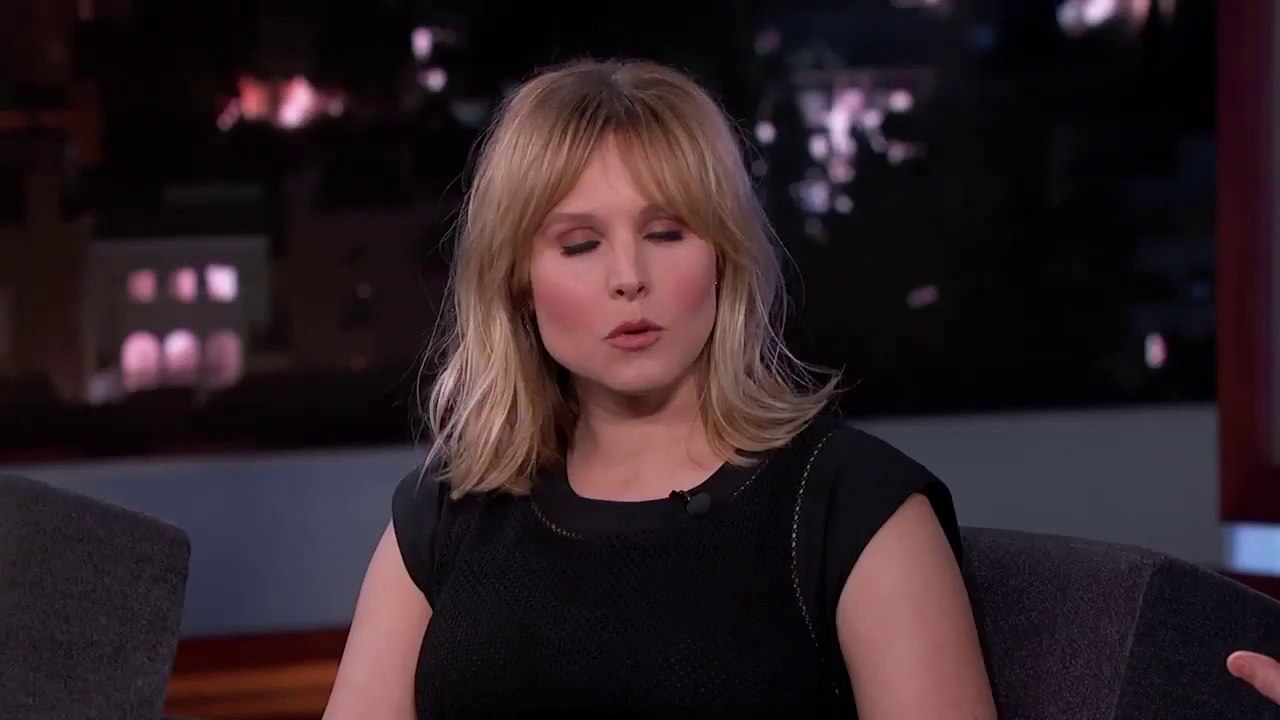 Kristen Bell on Dax Shepards 40th Birthday | Jimmy Kimmel Live