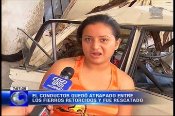 Vehículo se estrelló contra una vivienda causando un herido