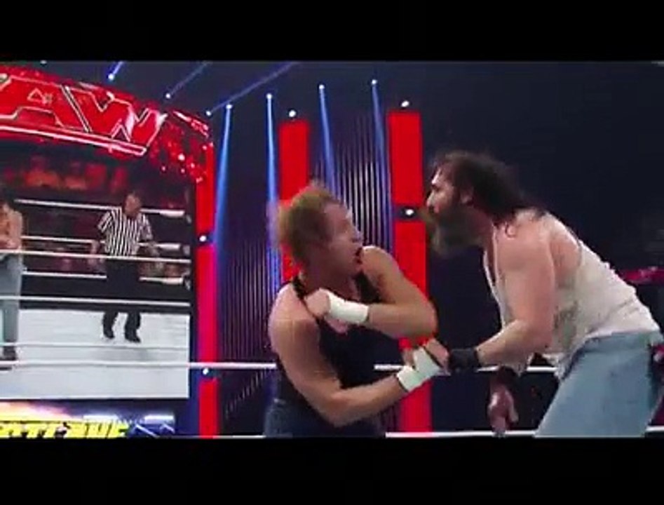 WWE RAW ,16-2-2015 , Dean Ambrose vs. Luke Harper Match Raw, 16 February,2015