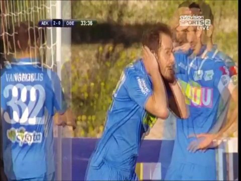 ΑΕΚ-Οθέλλος (Πέναλτι-γκολ Κολαούτι 35')