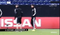 Cristiano Ronaldo vacila a Karim Benzema con Elastica en Gelsenkirchen 2015