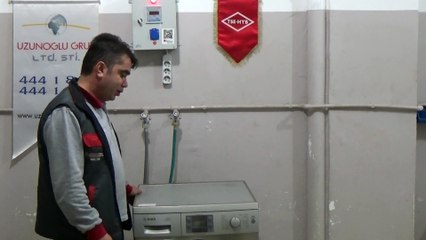 Çamaşır makinesi geziyor sesli çalışıyor ?