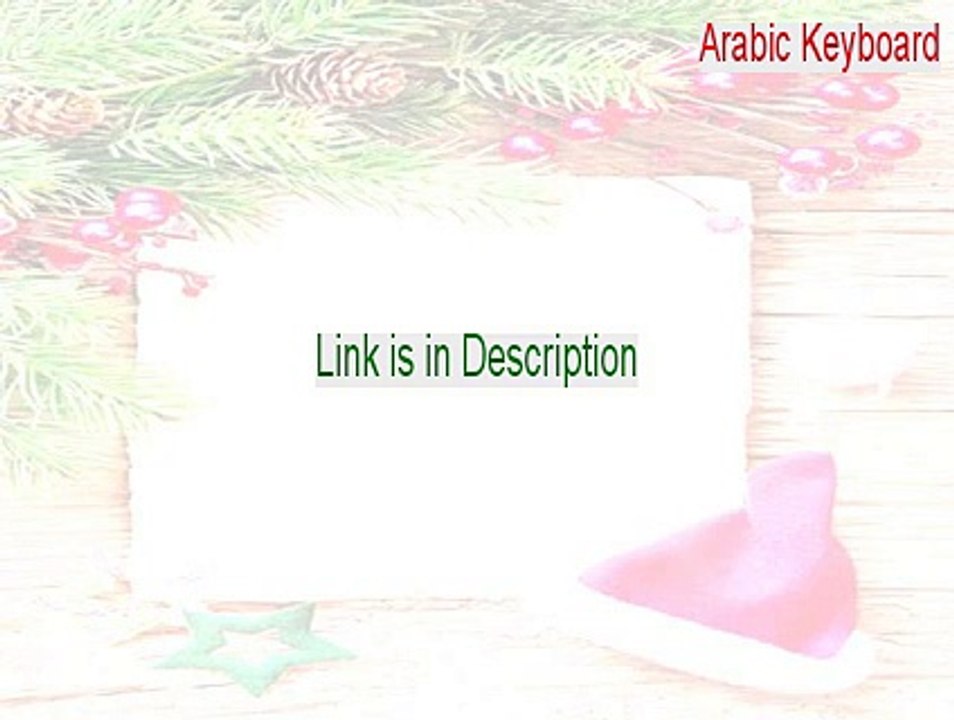 Arabic Keyboard Keygen (Download Here)
