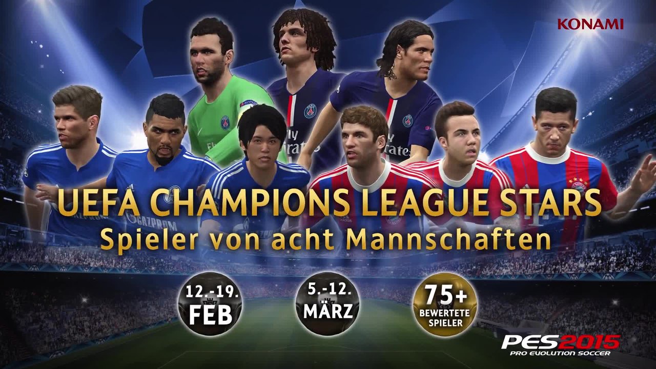 PES 2015 - myClub UEFA Champions League Stars Trailer [Deutsch] | Offizielles Fußball Spiel (2015)