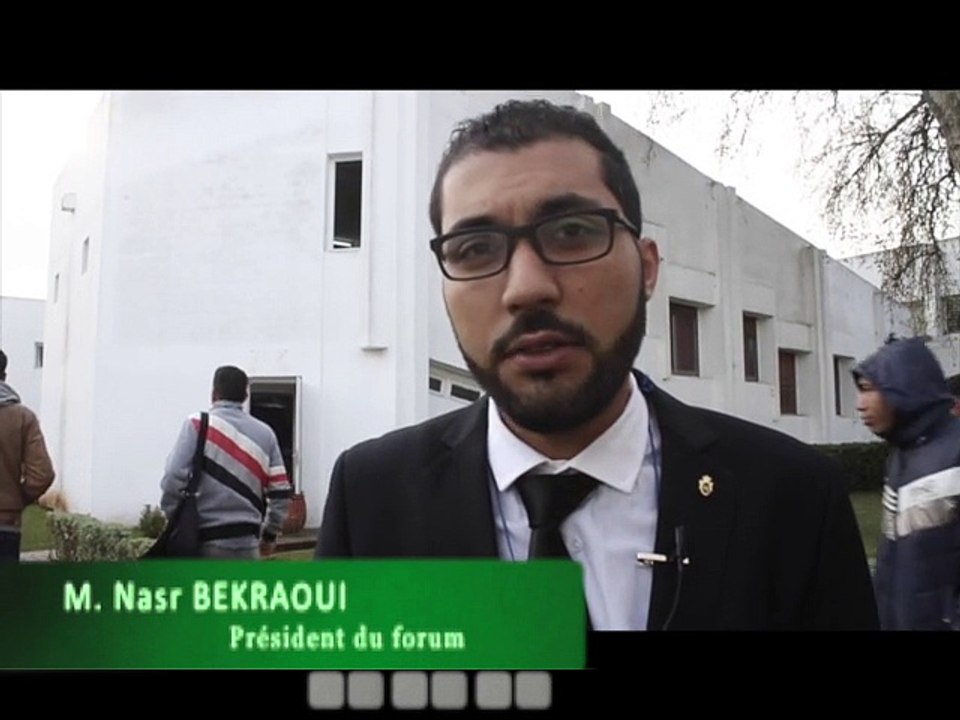 Nasr BEKRAOUI - Organisation et déroulement - Forum ENSEM Entreprises