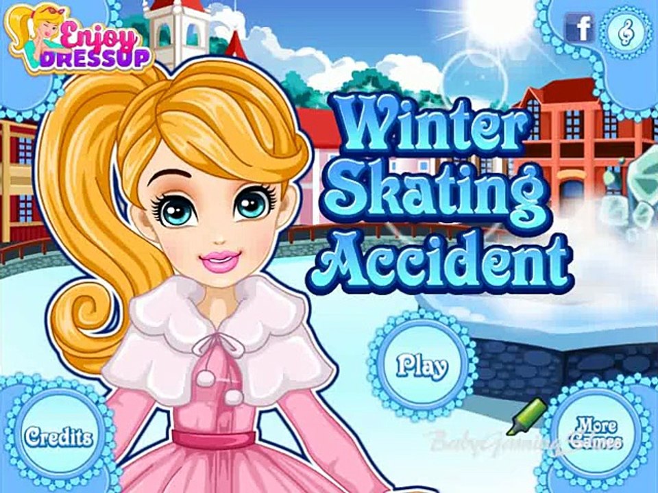 Winter Skating Accident - Kids Game
