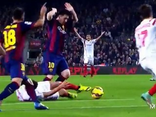 Lionel Messi ● Defensive & Pressing Skills ● 2014-2015