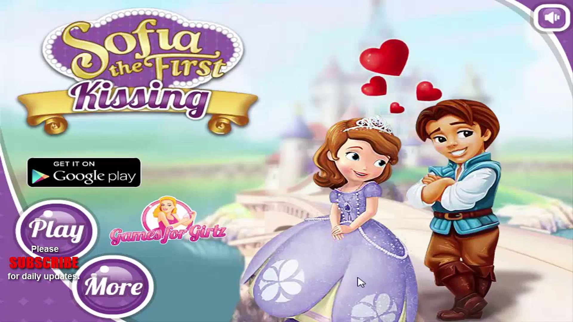 Sofia the first game - Princess Sofia the first Kiss game - Free games  online - video Dailymotion