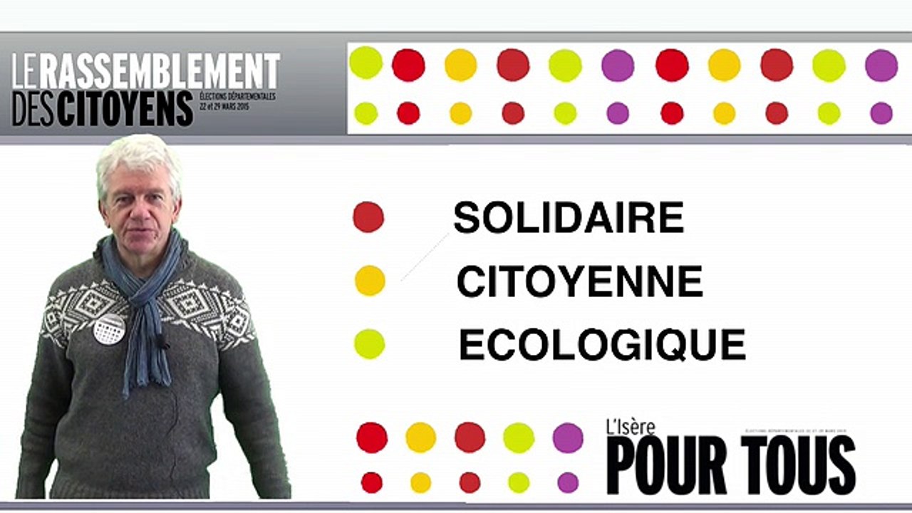 Patrick Cholat - canton Voiron - Rassemblement des Citoyens 38