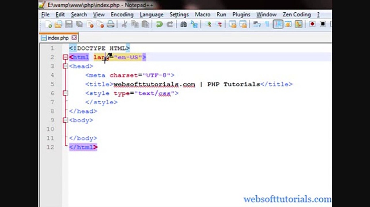 Php tutorials in Urdu-Hindi - 10 - how to use php in html