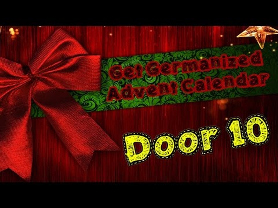 Door #10 | Get Germanized Advent Calendar - 24 Days Of Free German Chocolate