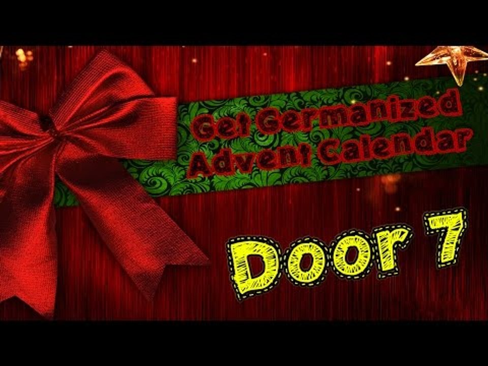 Door #7 | Get Germanized Advent Calendar - 24 Days Of Free German Chocolate