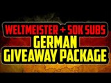 50K SUBSCRIBERS   WELTMEISTER GIVEAWAY PACKAGE