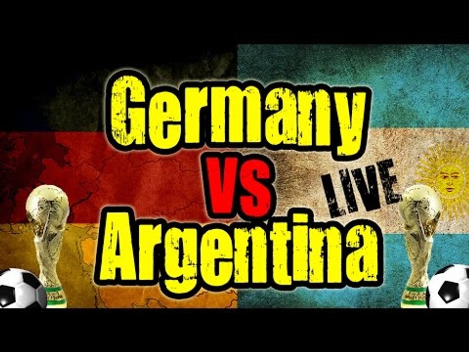 GERMANY VS ARGENTINA | WATCH THE GAME WITH ME | LIVE HANGOUT AKA WIR SIND WELTMEISTER!