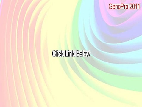 GenoPro 2011 Serial - genopro 2011 registration key crack (2015)