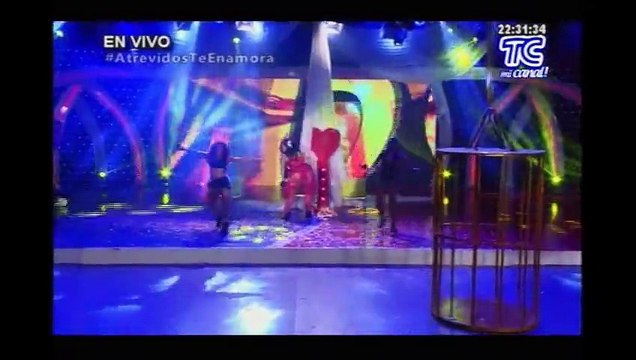 Atrevidos: Marla Suárez en su show final del Bombón Asesino .