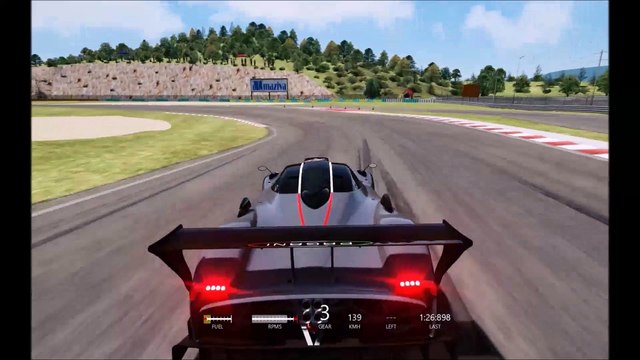 Pagani Zonda R, Automotodrom Grobnik, Chase, Assetto Corsa, HD