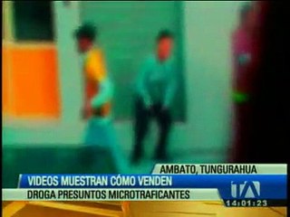 Videos muestran como trabajan presuntos microtraficantes