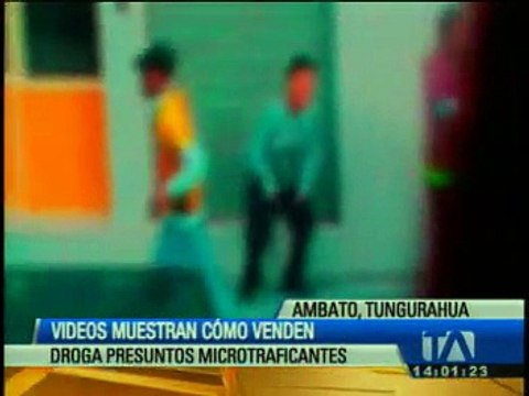 Videos muestran como trabajan presuntos microtraficantes