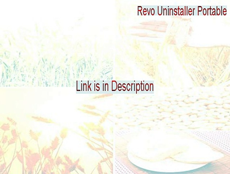 Revo Uninstaller Portable Full [Legit Download 2015]