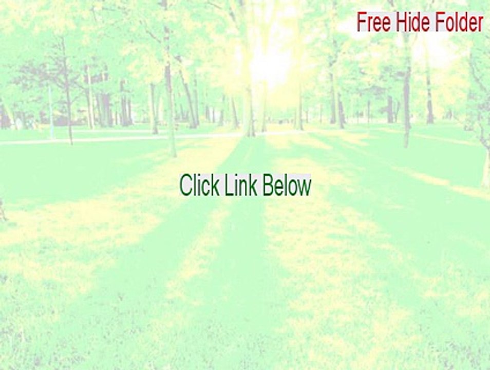 Free Hide Folder Key Gen [Legit Download]