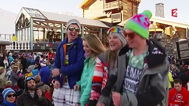 Quand la piste de ski se transforme en boîte de nuit