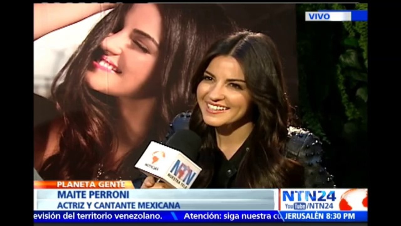 Maite Perroni @MaiteOficial habla de como alterna a musica y actuacion