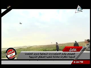 بالفيديو..وزير الدفاع يؤدي التحية العسكرية لطائرة اف 16