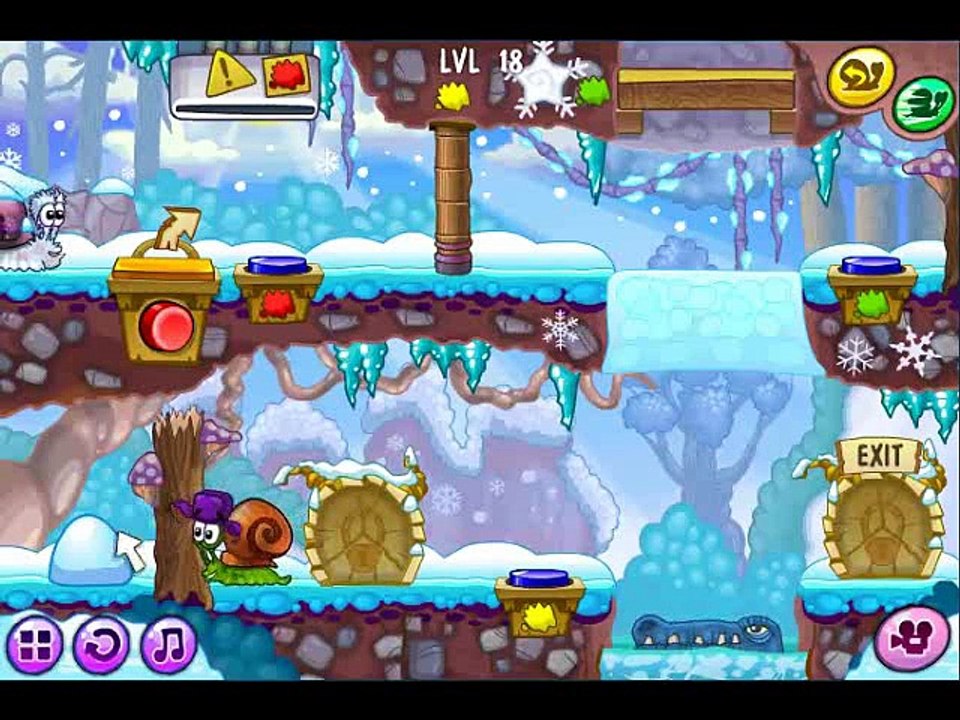 Snail Bob 6 Winter Story Walkthrough Level 18