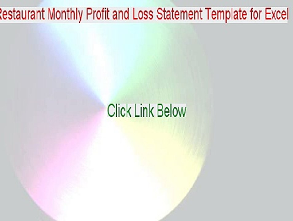Restaurant Monthly Profit and Loss Statement Template for Excel Key Gen - free restaurant monthly profit and loss statement template for excel 2015