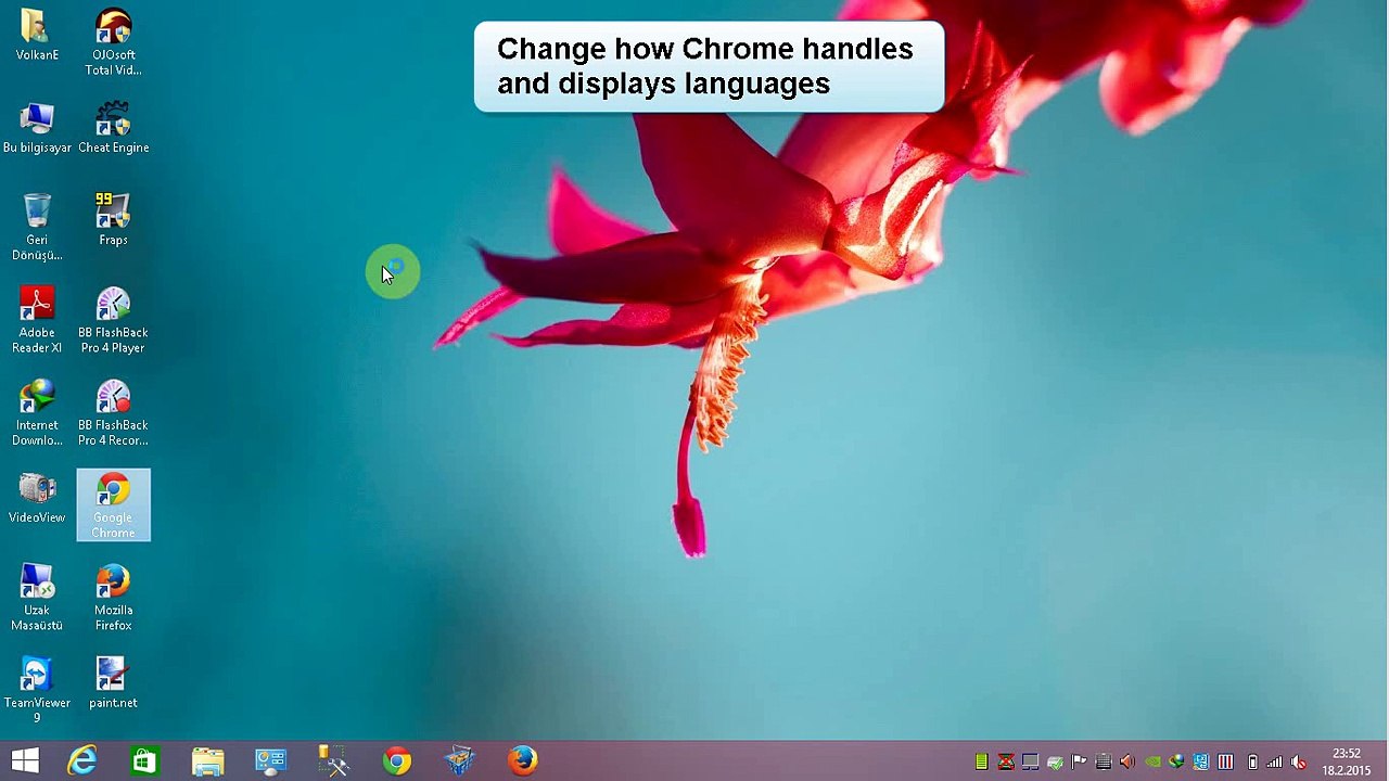 How To Change Display Languge For Chrome?