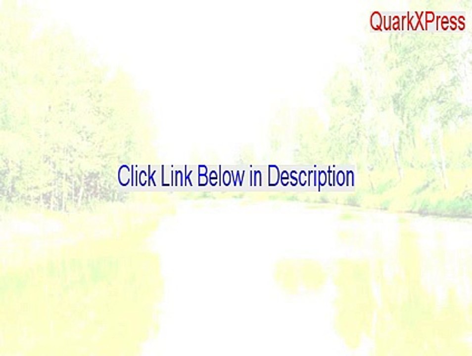 QuarkXPress Key Gen (Download Here 2015)