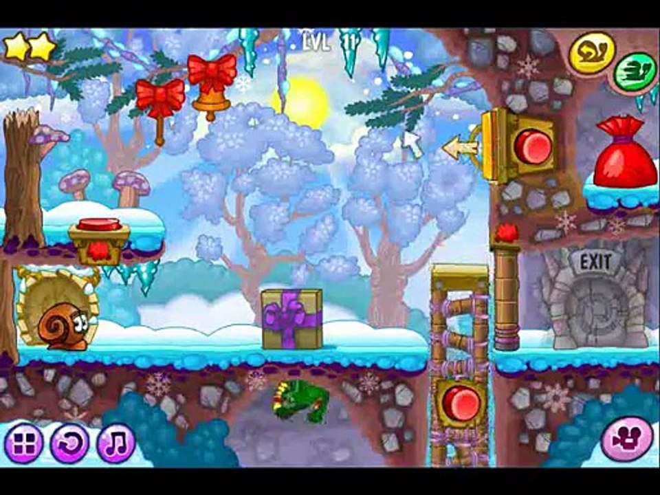 Snail Bob 6 Winter Story Walkthrough Level 11 to 15