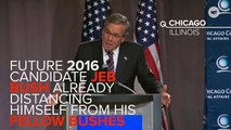 Jeb Bush Is Distancing Himself From His Fellow Bushes