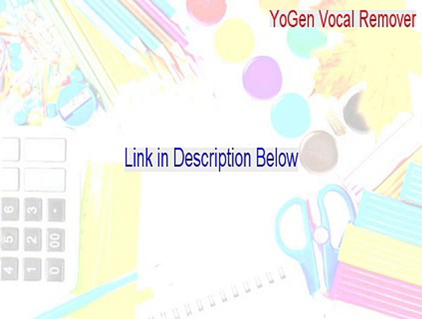 yogen vocal remover 1.07