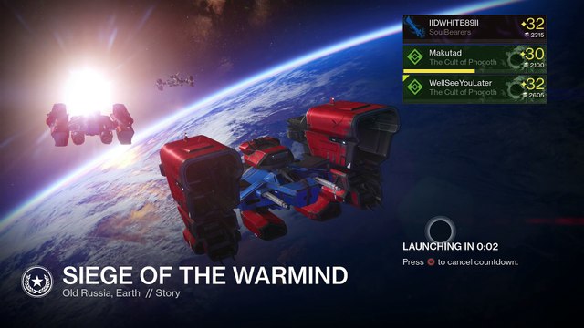 Destiny PS4 [The Dark Below DLC, Oversoul Edict, Black Hammer, Gjallarhorn] Coop Part 669 (Siege of the Warmind, Earth) Daily Heroic Story [With Commentary]
