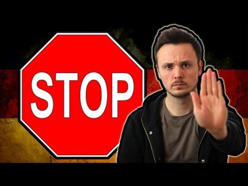 Don't Come To Germany If You're This Kind Of Ausländer