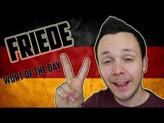 Friede - German Wort of the Day