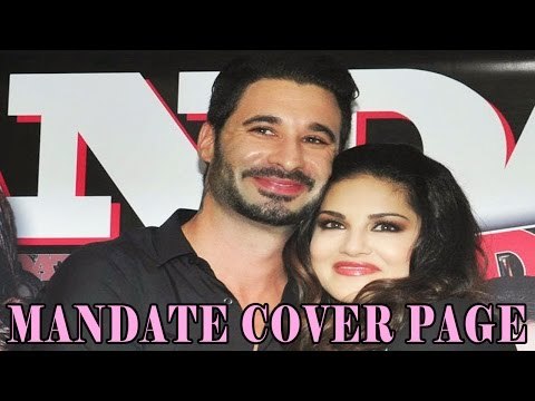 Launching Mandate Magzine Cover Page With Sunny Leone