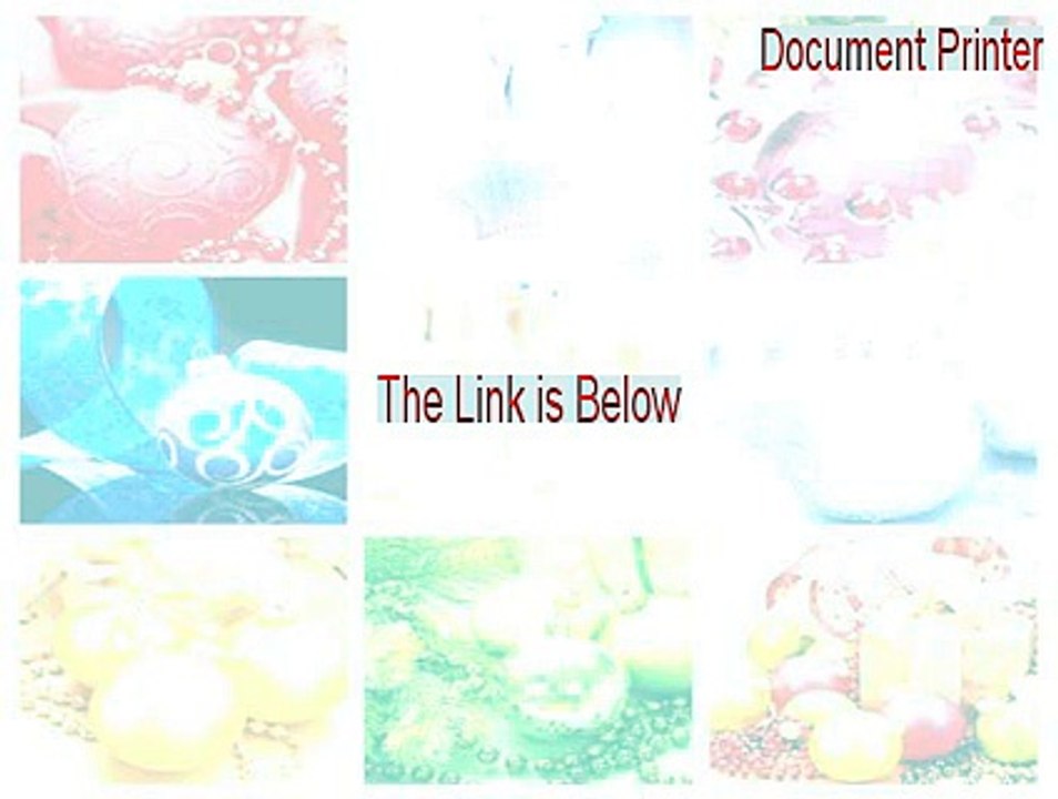 Document Printer (docPrint) Full Download [Instant Download 2015]